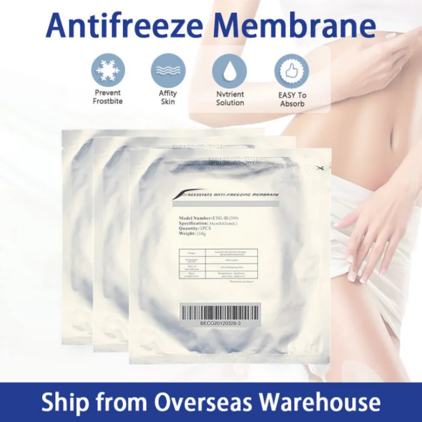 

2023 Anti Freeze Membrane Anti Freezeing Anti- Freezeing Pad For Cryo Therapy 27X30Cm 34X42Cm