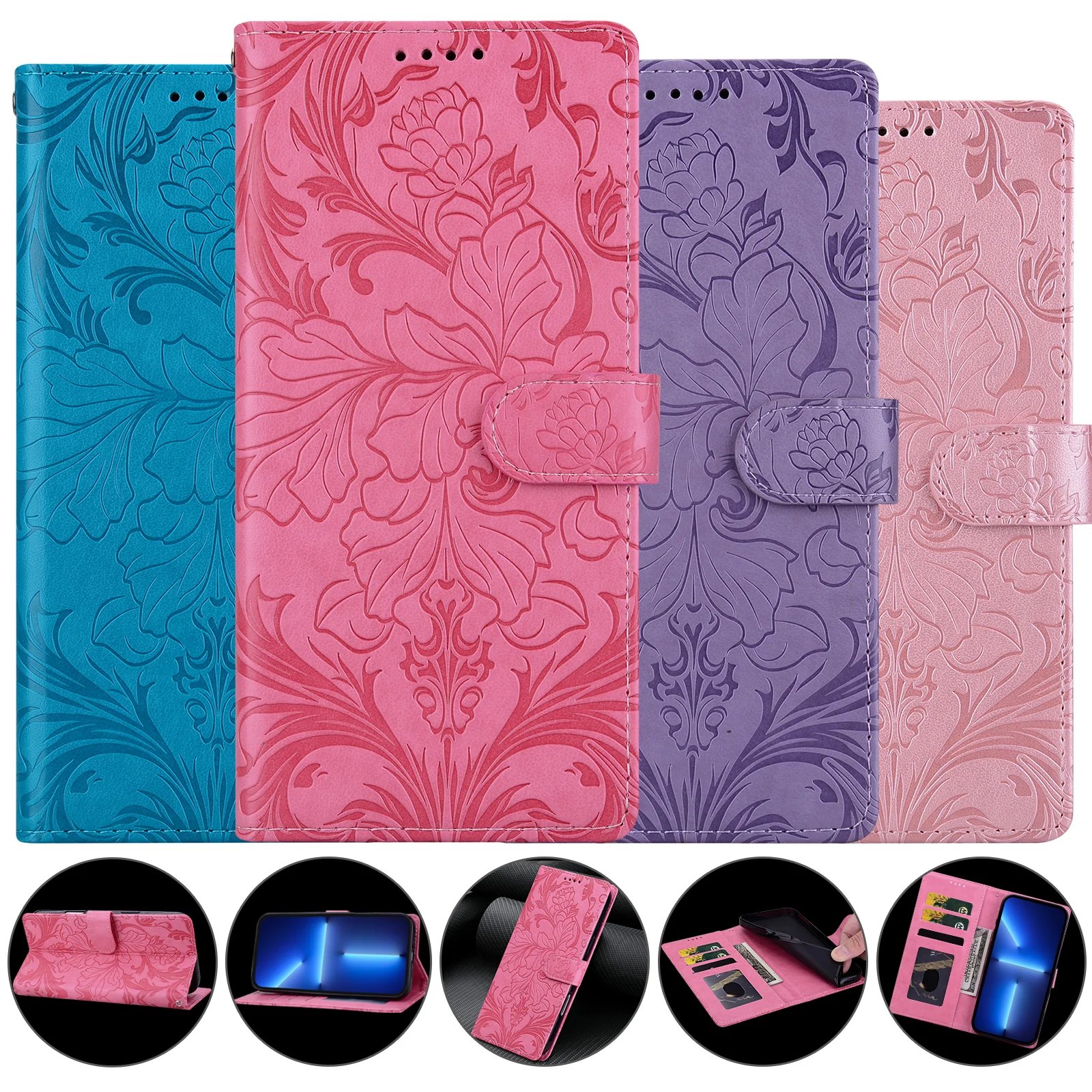 Magnetic Flip Leath…