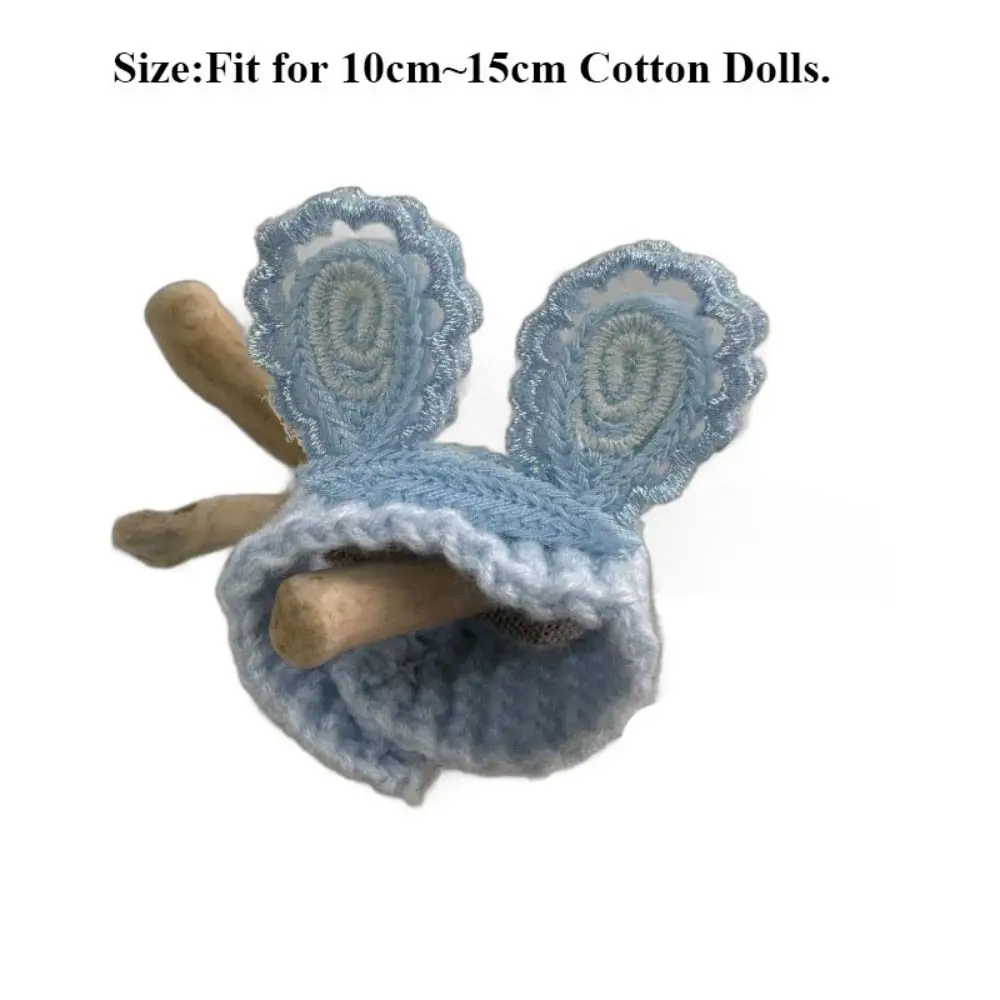 Nova moda chapéu de malha doce cor bonito casual wear chapéu mini animal boneca chapéu para 10 15 15cm algodão bonecas