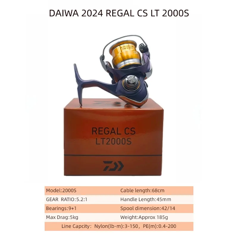 DAIWA REGAL CS LT 2024 Spining Fishing Reel REGAL CS LT 1000S
