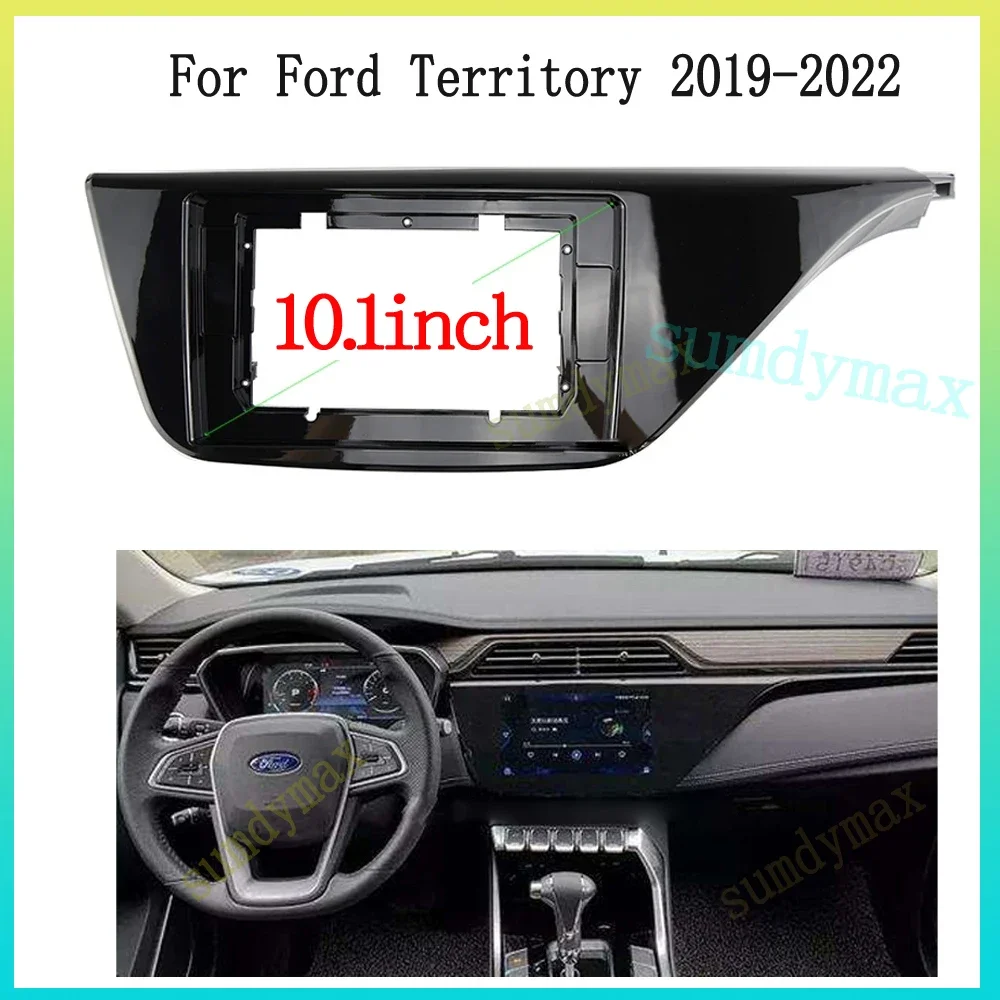 

10,1-дюймовый автомобильный радиоприемник для Ford Territory 2019 2020 2021 2022, DVD-стереорамка, адаптер, монтажная панель