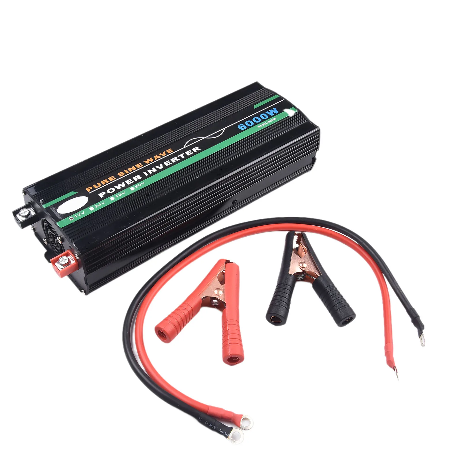 Pure Sine Wave Inverter 12V To 220V 6000W DC To AC Voltage Converter 12 220 Mini-car Power Supply Accessories