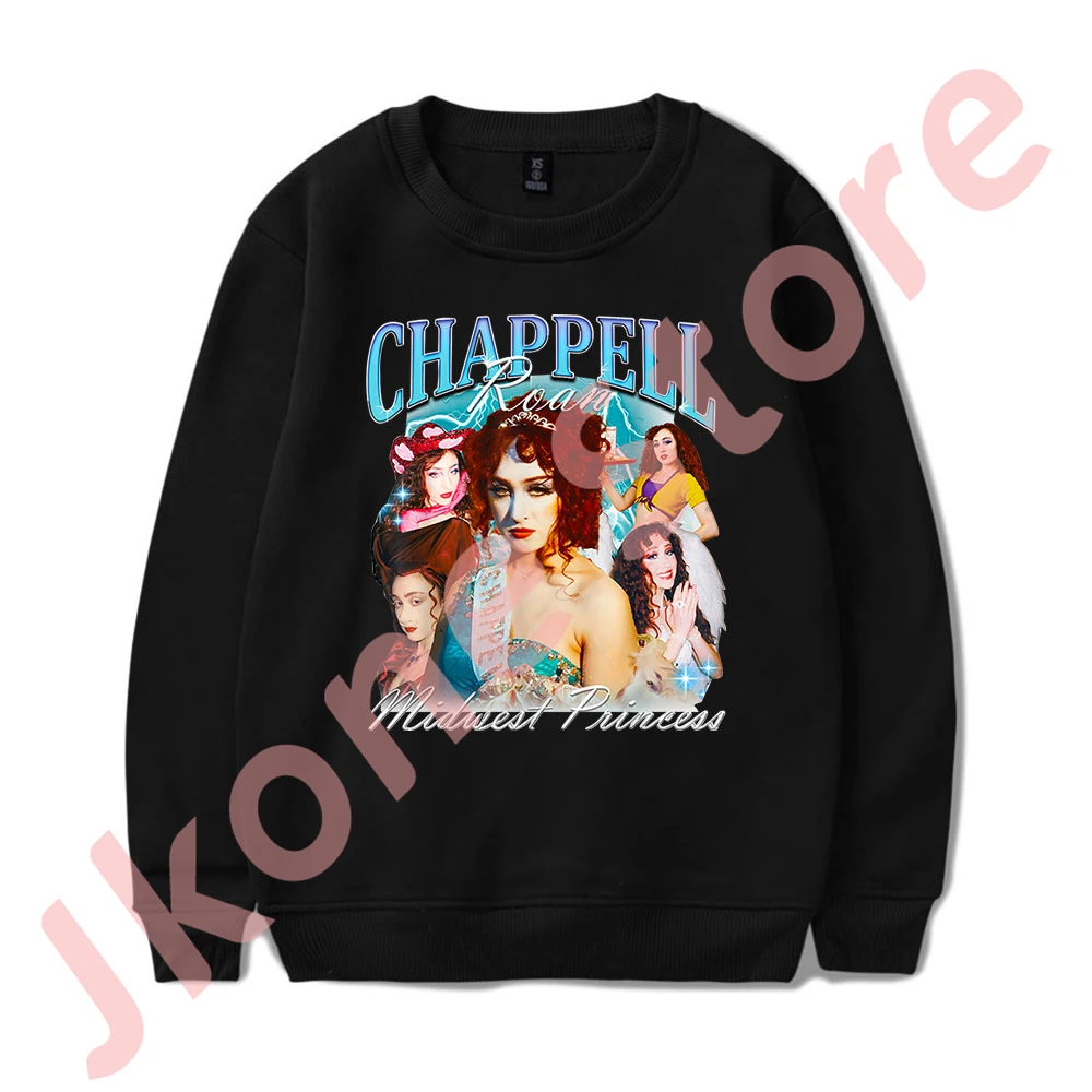 

Chappell Roan Vintage Crewneck The Midwest Princess Tour Merch Women Men Fashion Casual Long Sleeve Sweatshirts