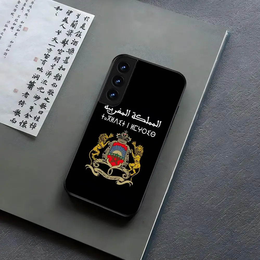 

Morocco Flag Moroccan Phone Case For Samsung S 25 24 23 22 21 20 Plus Ultra A M A16 34 54 53 Birthday Present New Black Shell Co