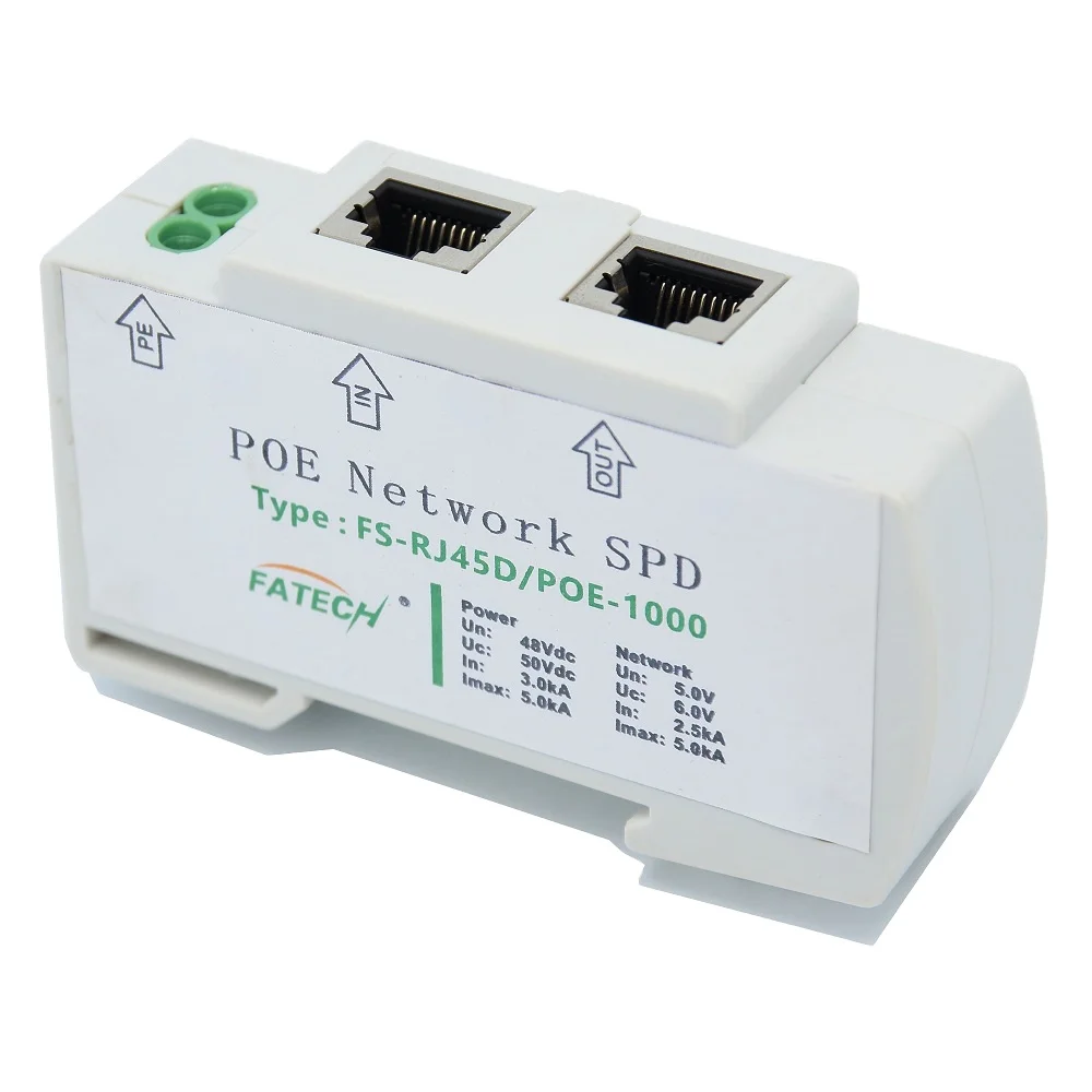 

Rail spd Ethernet Rj45 Poe Surge Protector