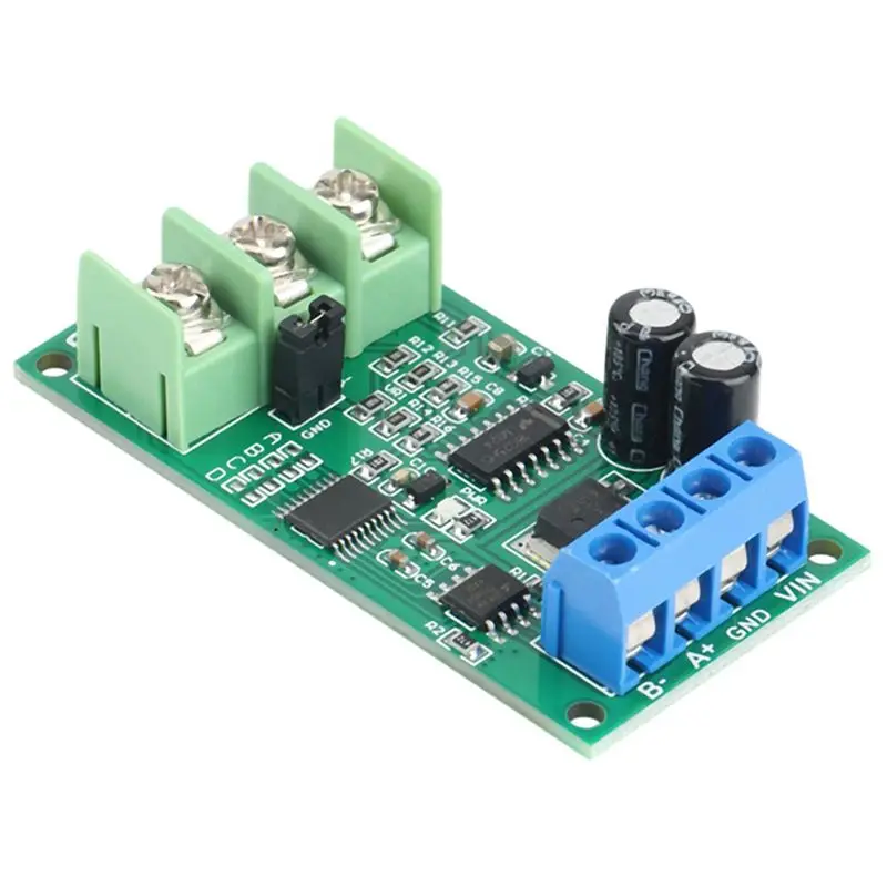 2X ELETECHSUP PT100 Platinum Thermal Resistance DC 12V PT100 RTD Converter PTA9B01 PT100 RS485 Acquisition Module