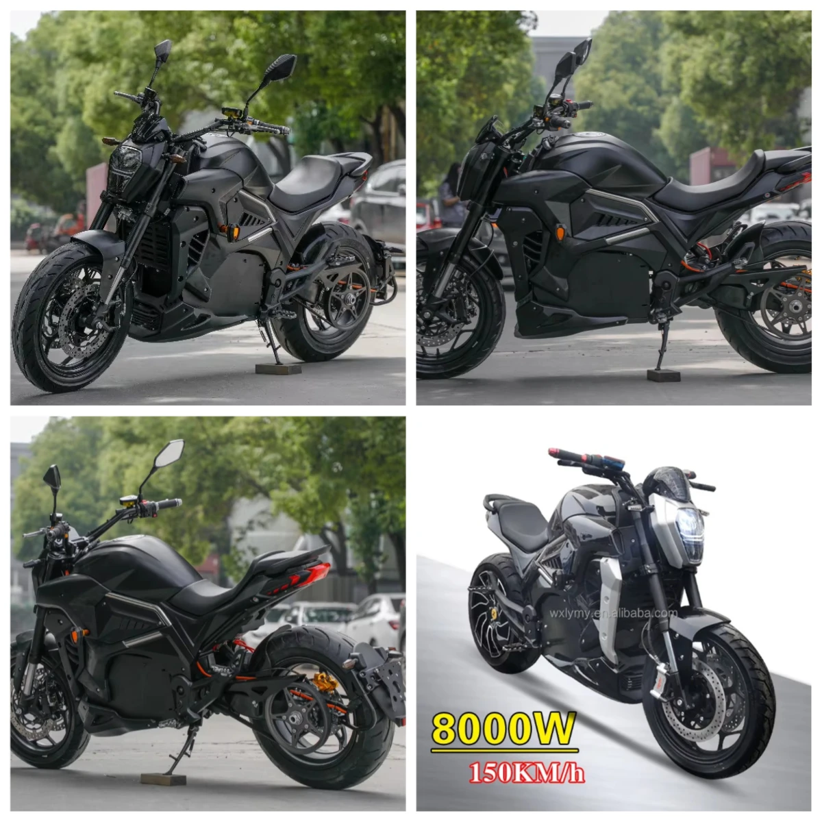 

STLF China Factory Direct Offer 12000w High Speed Wheels Sportbike Devil Electric Motorcycle for Adults