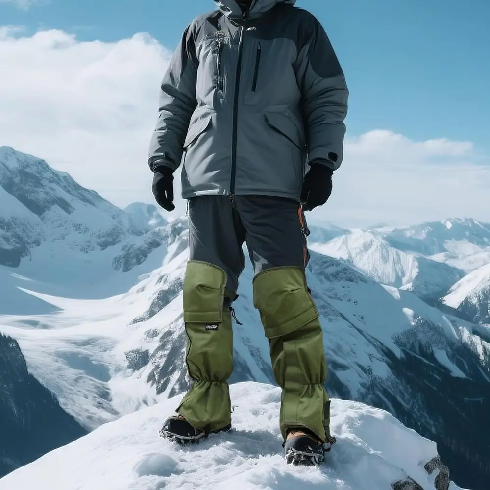 MDSTOP Hiking Gaiters, Waterproof Leg Guards for Men & Women, Snow Boot Gaiters, Lawn Care Leg Protection, for Hunting, Hiking,