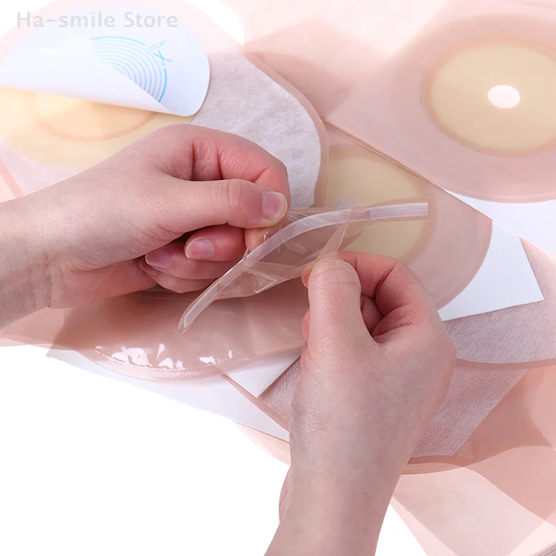 

10 шт. колостомические пакеты, одноразовые одноразовые пакеты для стомы, дренажные одноразовые пакеты