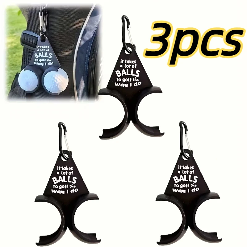 

Держатель мяча для гольфа, карабин/кольцо с пряжкой, металлическая пластиковая пародийная стойка для футболки, кляп, подарок для игроков в гольф, аксессуары для сумок, новый дизайн