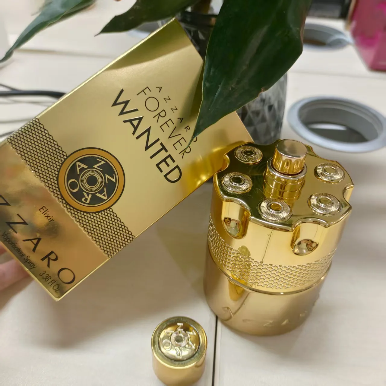 Azzaro es el spray de perfume dorado más popular, potente perfume para hombres en spray, fragancia duradera, atmósfera sencilla