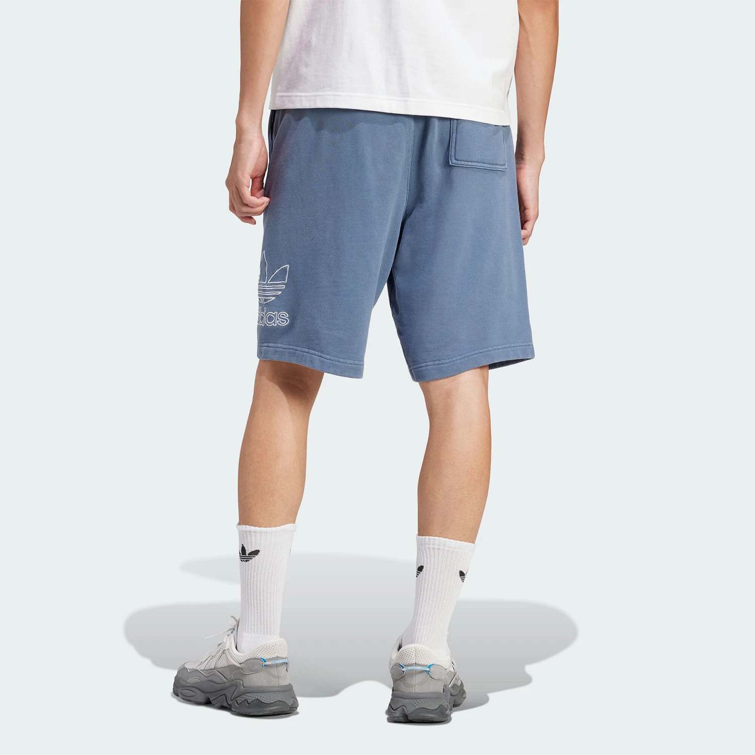Adidas Authentic Three Leaves Men's Retro Casual Classic Sports Shorts IR8005