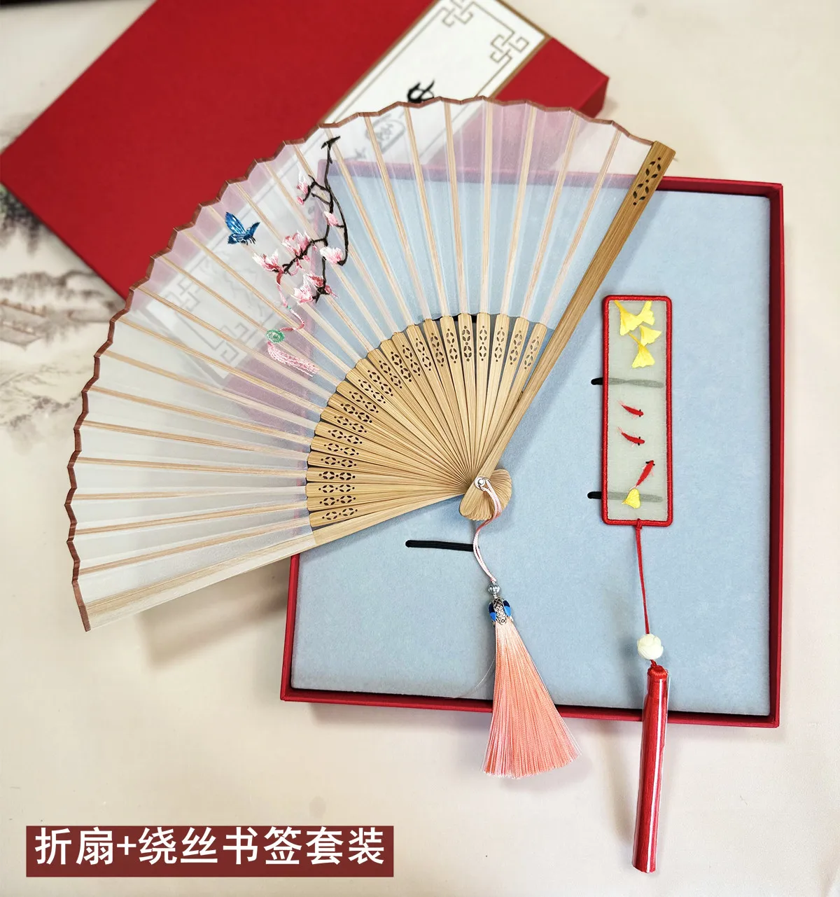 Folding Fan Handmade Embroidery Chinese Fan Wedding Hand Fan Dance Lovers Fans Home Daily Hand Fan Summer Outdoor Essential Fan