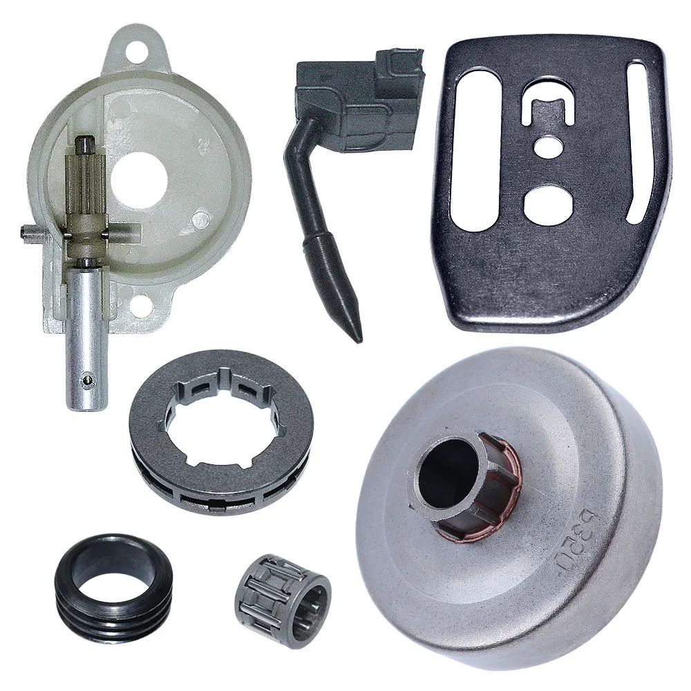 Ly hợp Drum Xích Rim Cho Husqvarna 36 41 136 137 141 142 Bơm Dầu Worm Gear Tàu Chở Dầu Tấm Thanh Cưa thay thế Phụ Tùng Phần