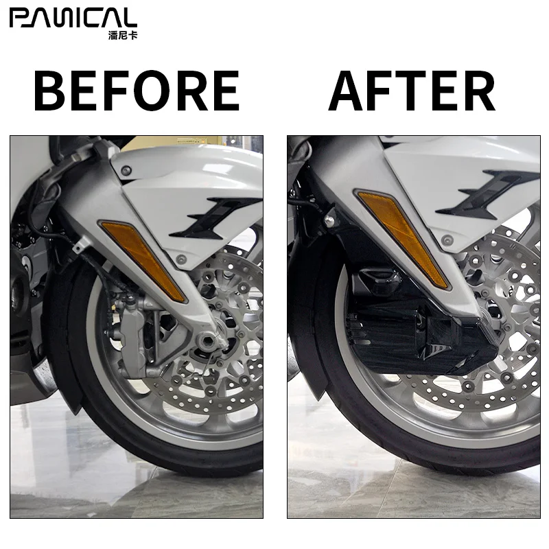 Panical For Honda Gold Wing GL1800B F6B 2018-2026 Front Caliper Cover Brake Decorative Chrome Black Protective