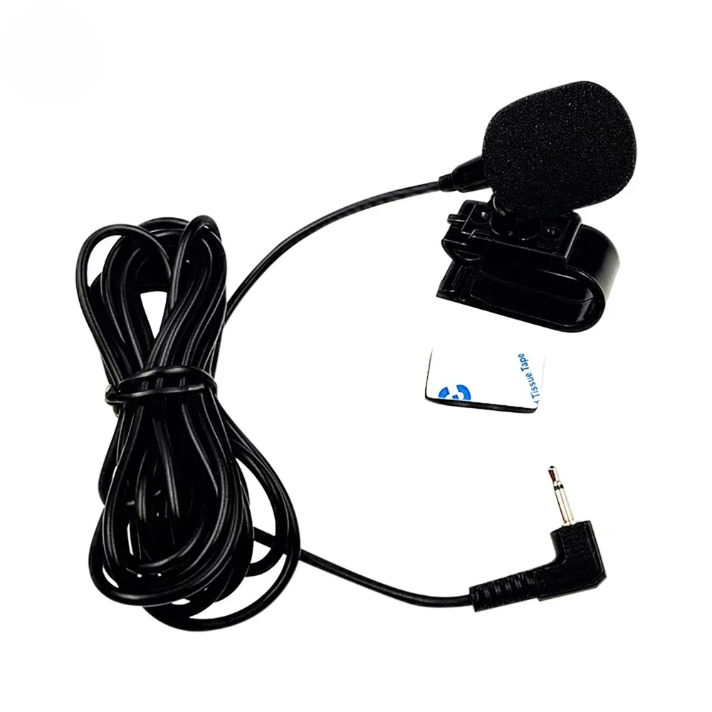 Professionals Car Audio Microphone 2.5mm Clip Jack Plug Mic Stereo Mini Wired External Microphone 2 Pole Mono For Auto DVD Radio