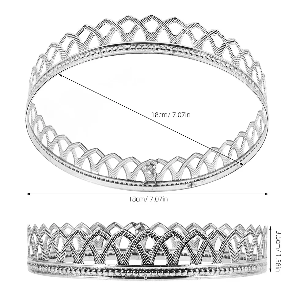 มงกุฎกษัตริย์ 2 ชิ้น สำหรับผู้ชาย สไตล์วินเทจ เครื่องประดับผมเจ้าชาย สำหรับงานพรอม งานแต่งงาน งานปาร์ตี้ ชุดคอสตูม เครื่องประดับศีรษะ มงกุฎเจ้าชาย