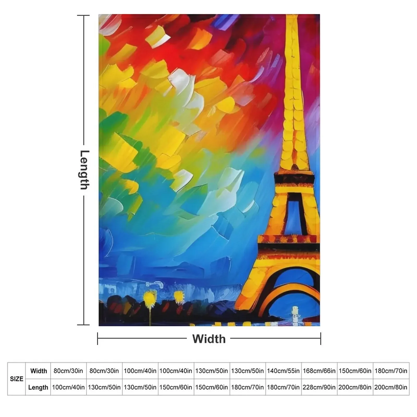 Eiffel Tower Throw Blanket Quilt Fashion Sofas for winter Multi-Purpose Blankets