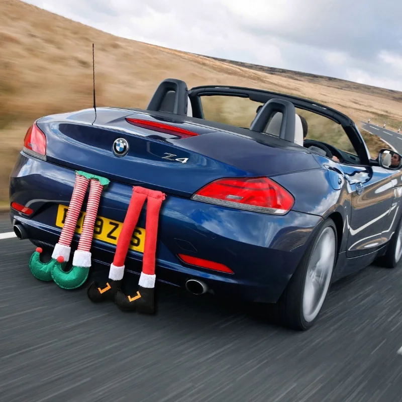 

2026Новый год Рождество Эльф Ноги Санта-Клауса Автомобильные аксессуары Рождественский декор для дома Рождественская елка Подвески Украшения HappyGifts 자동차용 паци세서리