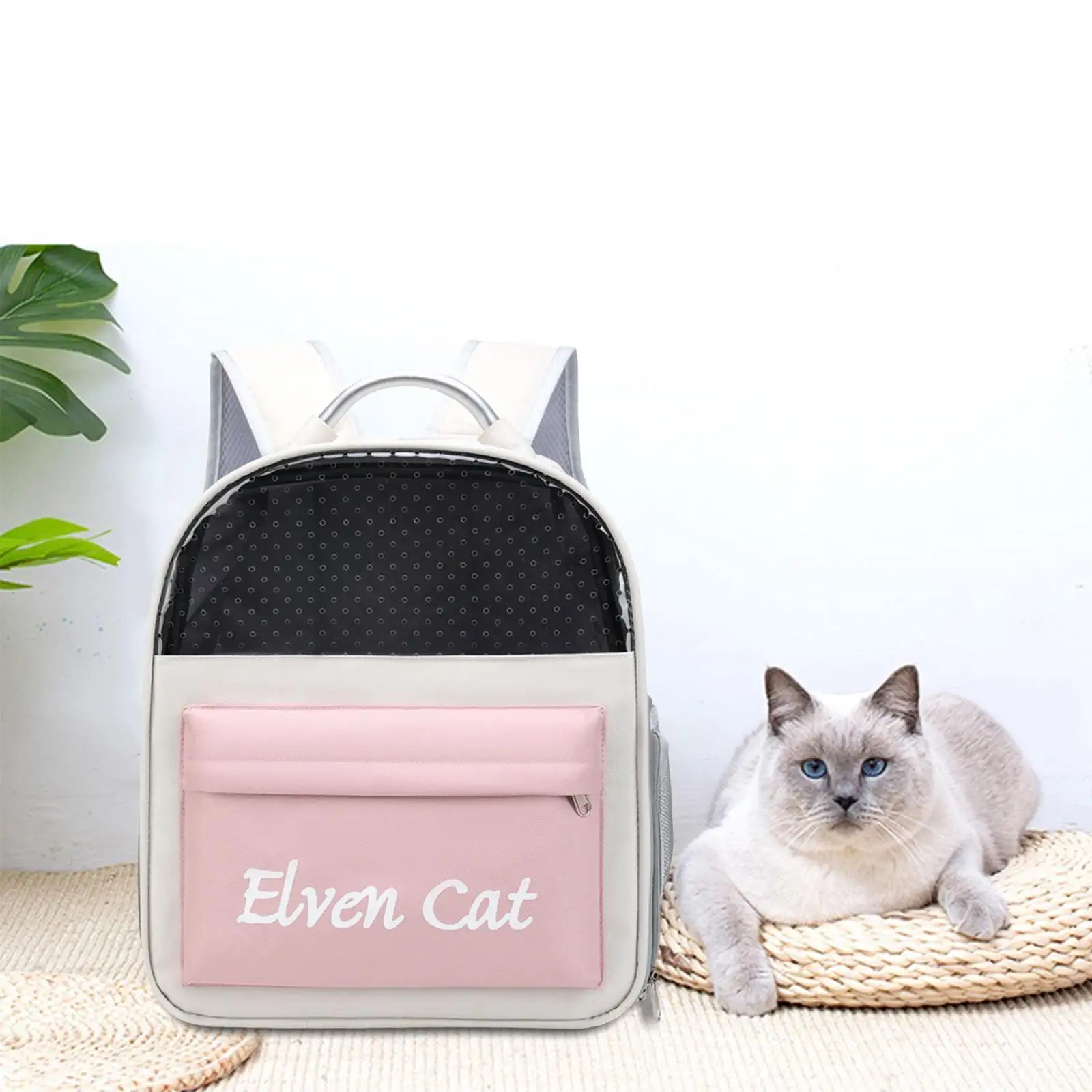 

Portable Travel Large Ventilate Backpack, Shoulder Bag Handbag, for Outdoor Walking Small Dogs Hiking Camping