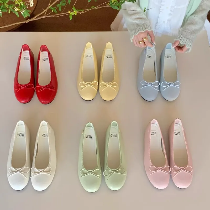 

New Womens Mary Jane Shoes Sweet Style Round Head Casual Shoes for Woman Exquisite Lolita Flat Shoe Designer Shoes Zapatos Mujer