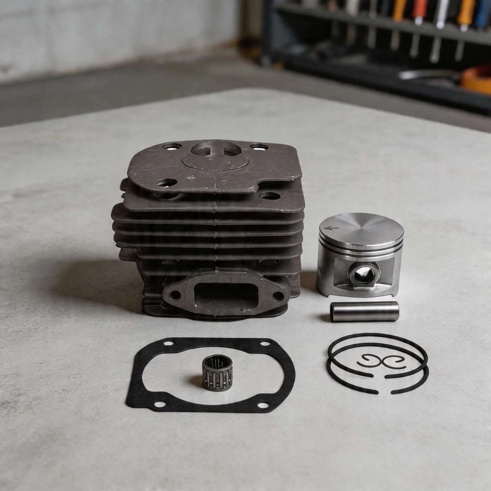 for chainsaw for piston Cylinder Accessories Parts Tool Rings For 372 372XP 371 371XP 365 50mm.kit Set Bearing