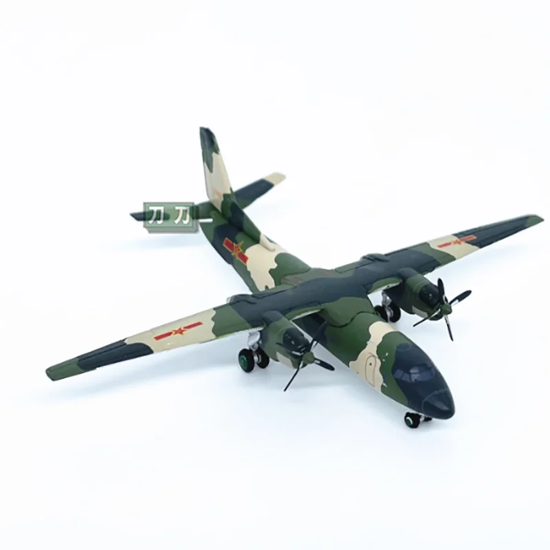 1:400 مقياس القوات الجوية الصينية Y-7 Y7 النقل سبيكة نموذج طائرة جمع عرض بوتيك الديكور