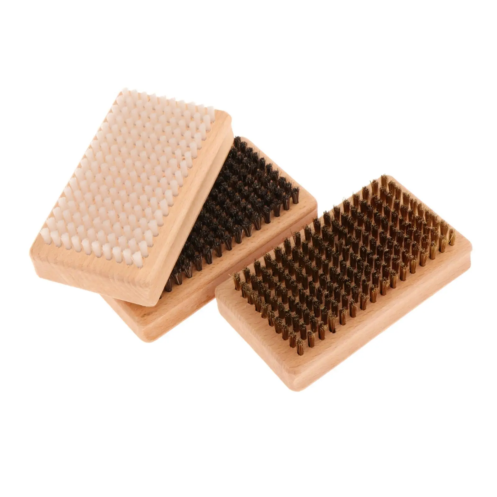 Convenient Skiing Board Snowboard Brush Kit 3 Piece Compact Travel Wax Tool for Slope Cleaning