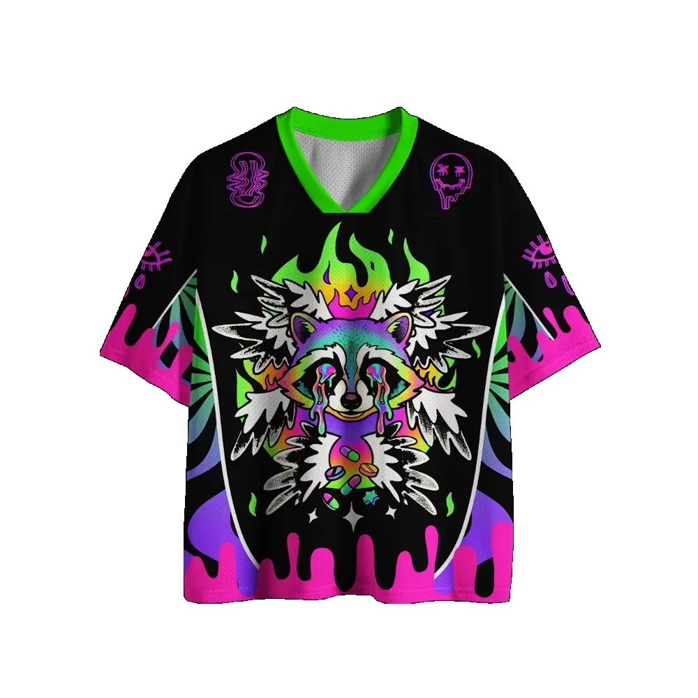 Mocking The Cartoon Cat Pattern 3D Printed Sports Quick-dry Breath Men V-neckT-Shirt Outdoor Street Casual Parent-Child Clothing