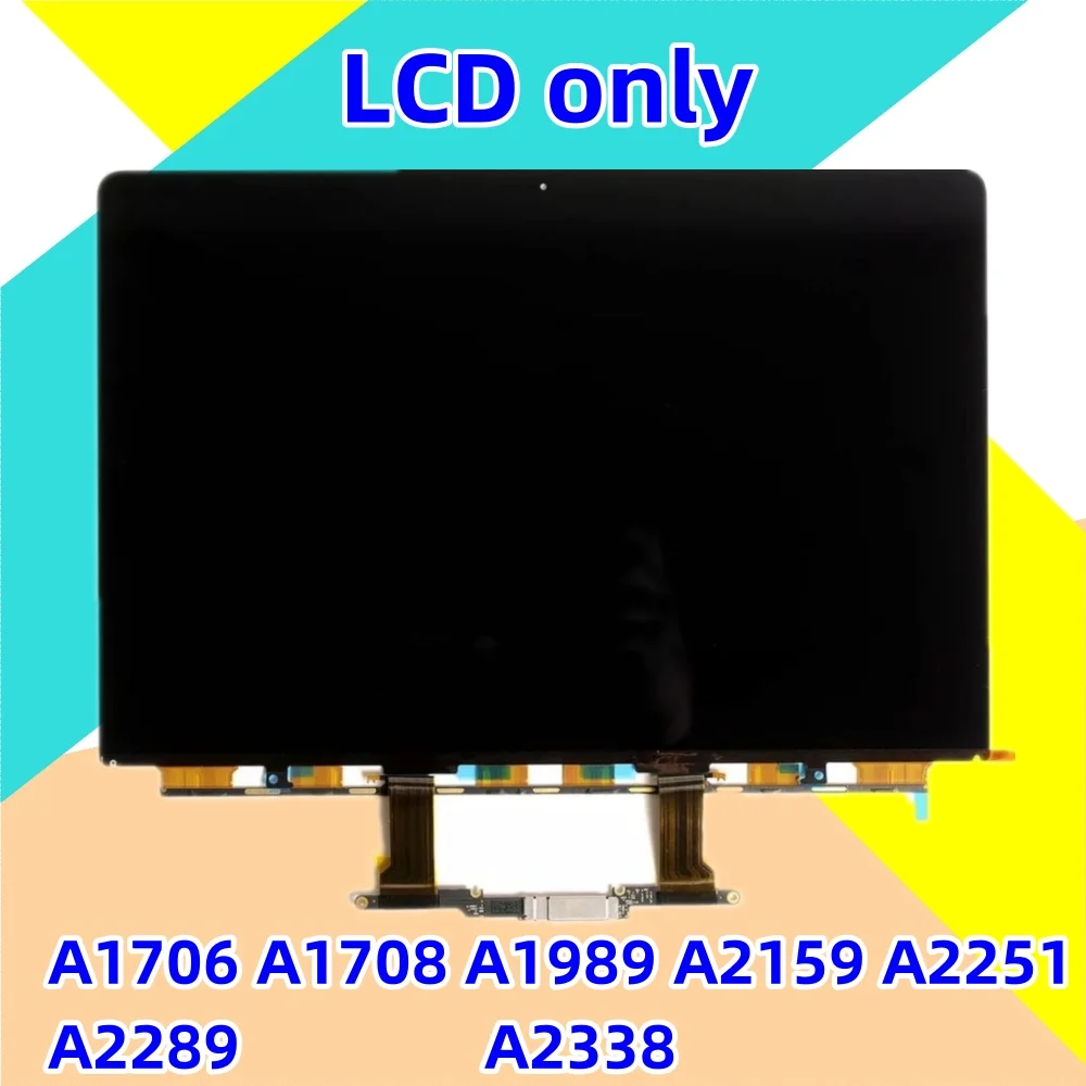 

NCZOBOE Laptop A1706 A1708 A1989 A2159 A2251 A2289 A2338 LCD Panel For MacBook Pro Air 13" OEM LCD Only