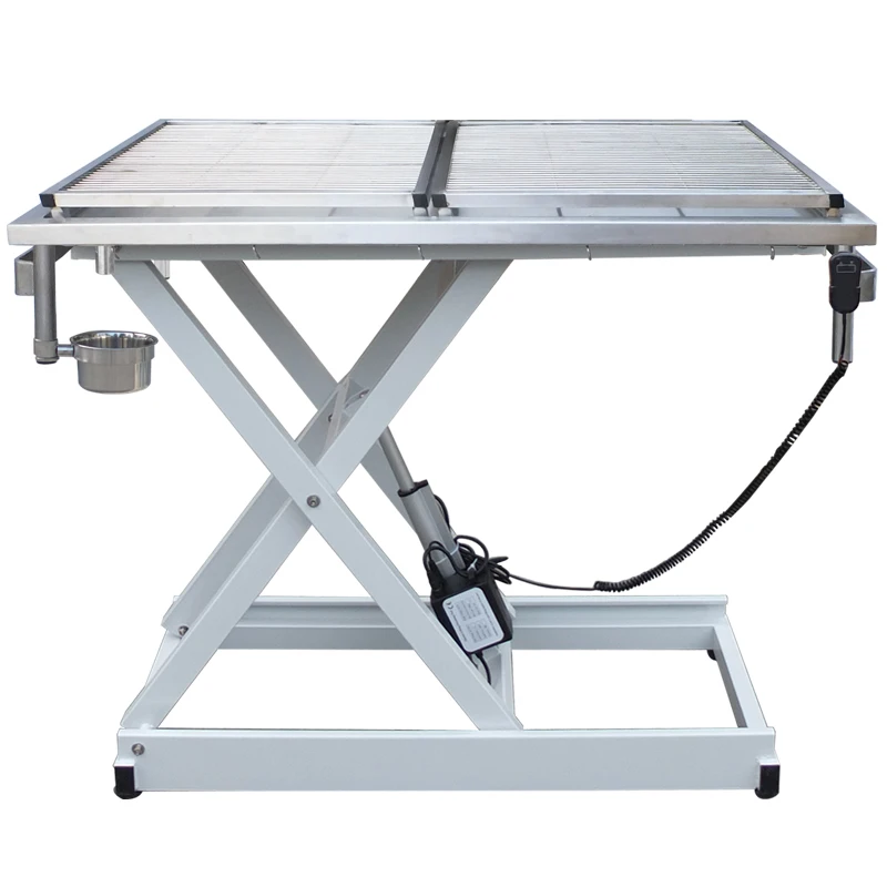 Veterinary Equipment Hand Control Electric Lifting Stainless Steel Surgical Operation Vet Operation Table