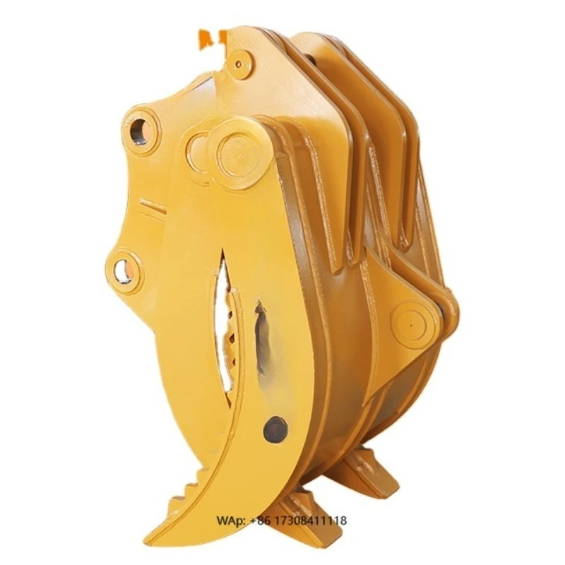 

Mechanical Grapple Fit on 6~9 Ton Excavator || Rock Stone Steel Mechanical Grab Excavator Accessories Rotary Backhoe Grab