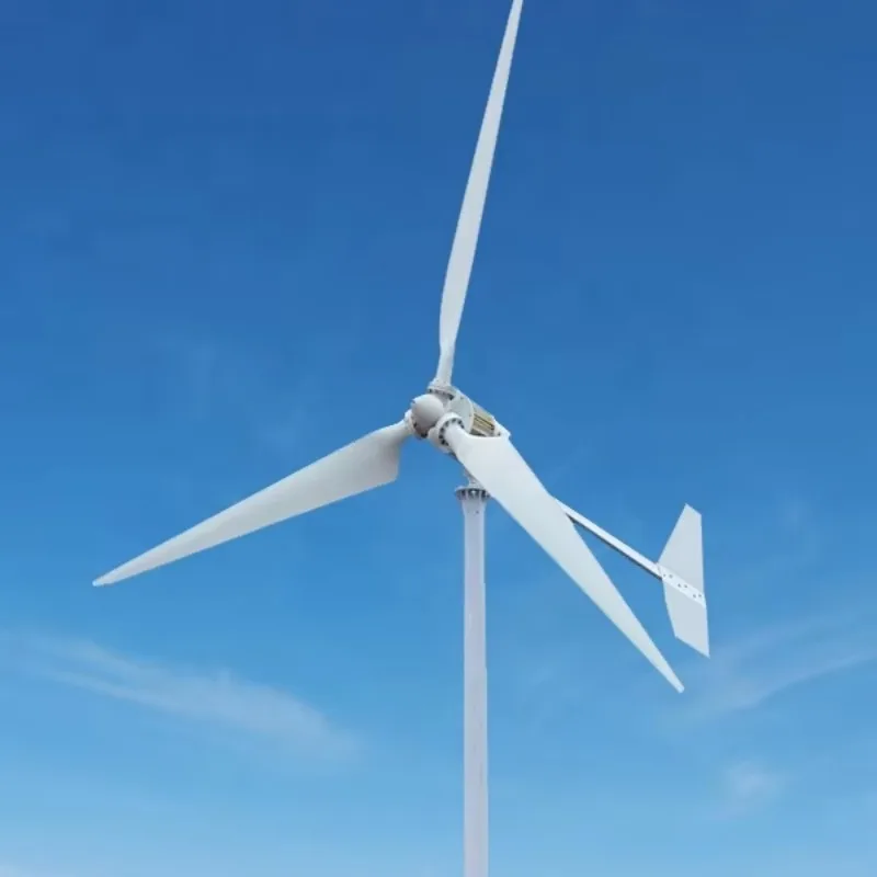 شهادة CE 10KW مولد الرياح 2.95 متر شفرات اتصال شفة طول توربينات الرياح الأفقية لاستخدام المشاريع المنزلية