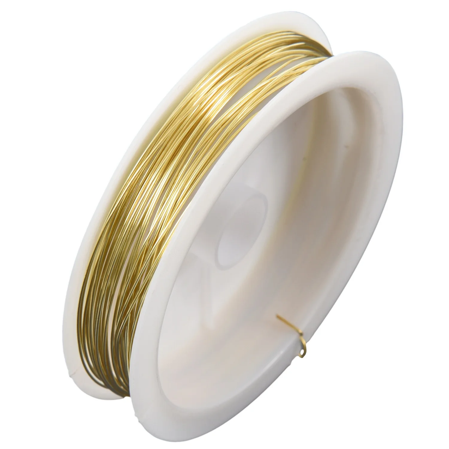 AGG-Coloured Brass Wire Gold 9m x 0.5mm