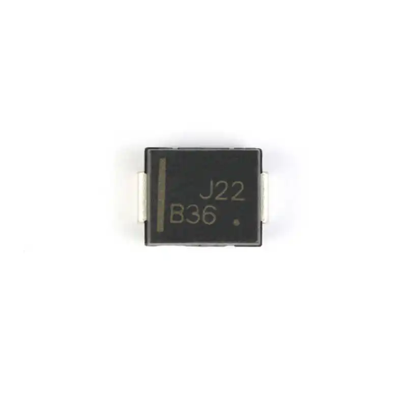 Original genuine MBRS360T3G silk screen B36 SMC 60V 3A SMD Schottky diode (10pcs)