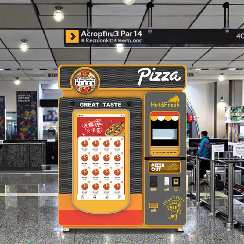 Customized Even Heating Pizza Vending Machine Uniform Temperature Distribution For Perfect Baked Pizza Crispy Crust Taste