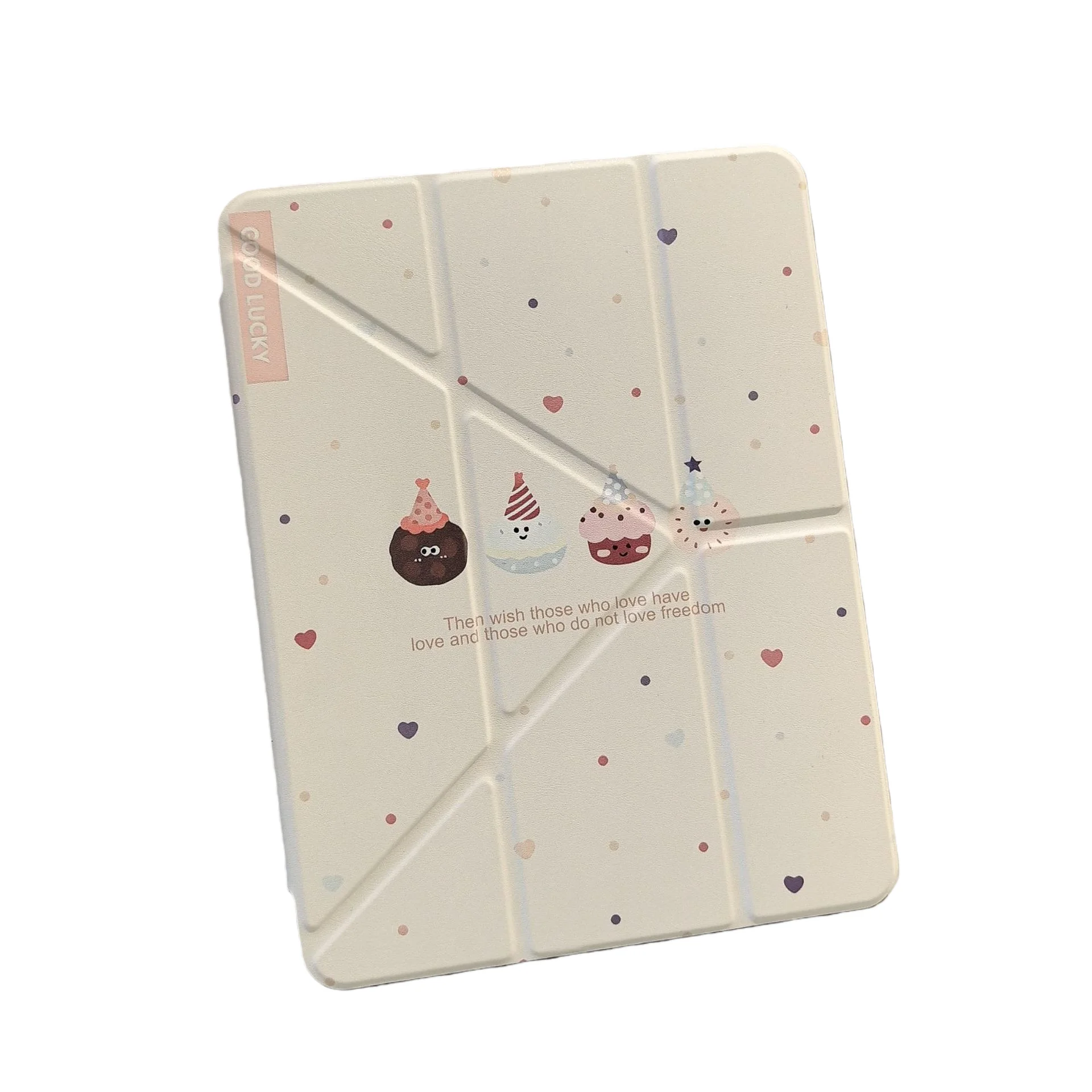 

Чехол для планшета с милыми тортами и слотом для ручки для iPad Mini 6 7 Pro 2025 2024 2022 2021 2020 2019 2018 2017 11 10th Air 2 3 4 5 6 7 Cover