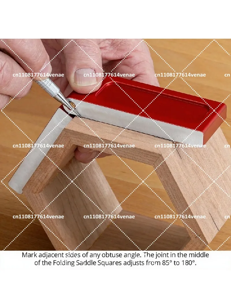 Folding Saddle Box Full Size Transfer Layout Line Around Corners