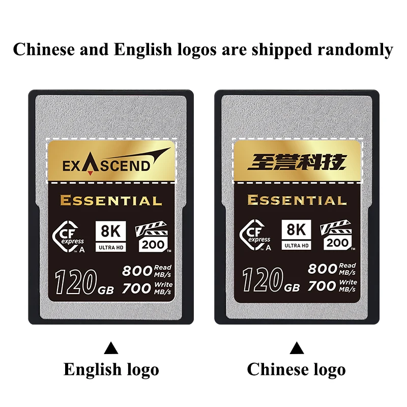 EXASCEND CFexpress Type A Card VPG 200 8K ULTRA HD Professional CF Card 120GB 180GB 240GB 360GB 480GB CFE Memory Card FOR SONY