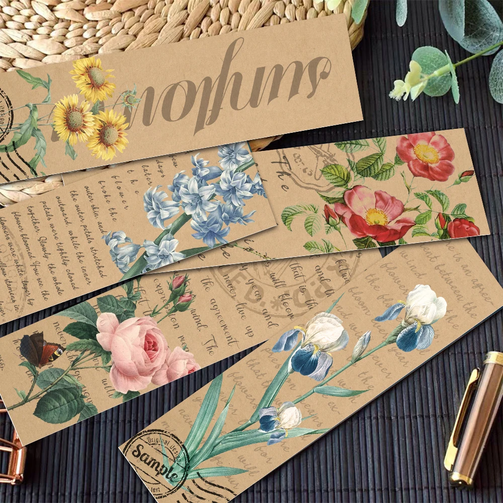 Imagem -01 - Marcador de Flor de Planta Retrô Páginas de Leitura Marcas de Livro Anotadas Estudantes Criam Cartões de Papel de Presente com Textos Clássicos 30 Peças marcador de flor de planta retro paginas de leitura marcas de livro anotadas estudantes criam cartoes de papel de presente com textos classicos 30 pecas 01