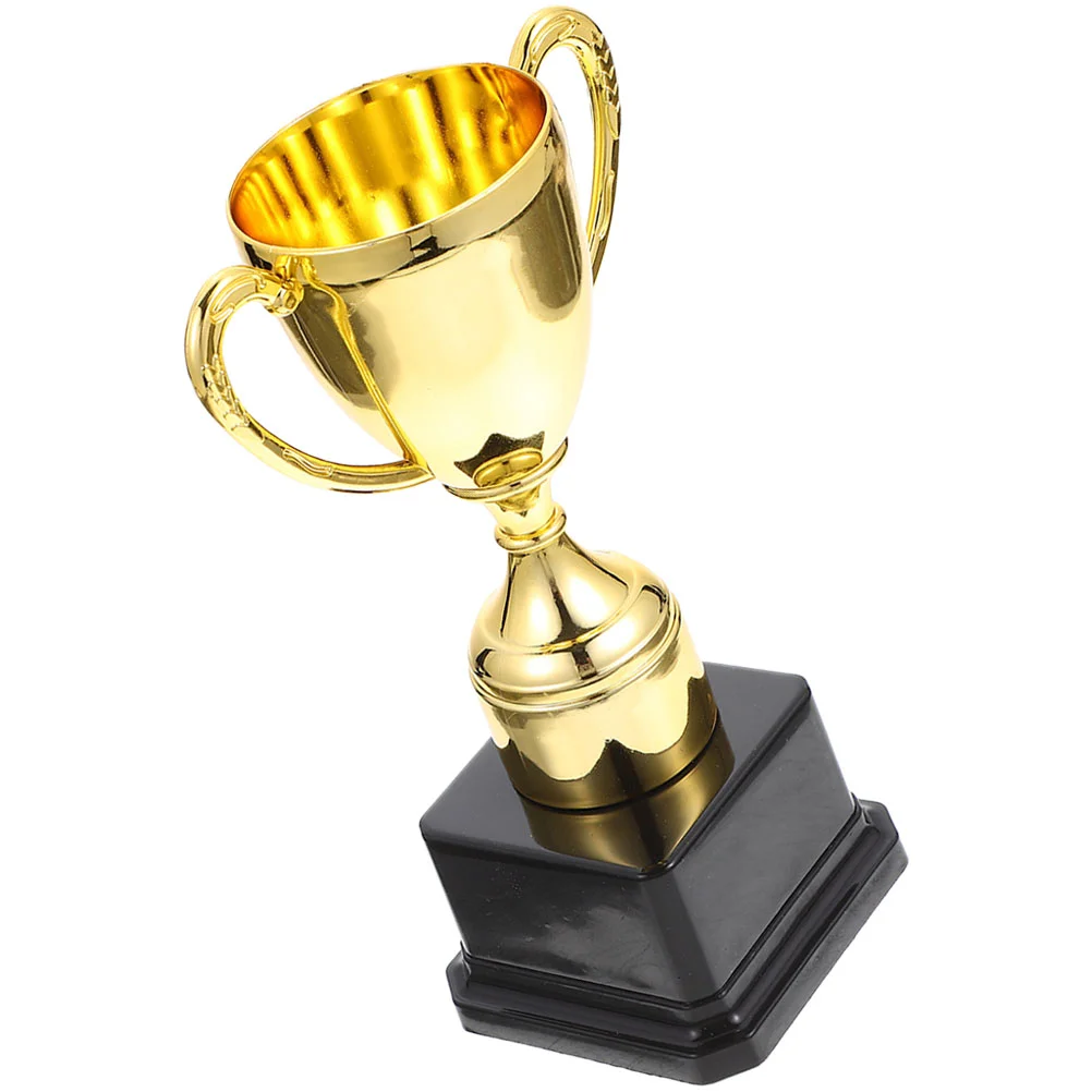 

Children's Small Trophy Plastic Gold Trophies Kid Supply Multi-function Reward Exquisite Award Chic Prize Sports Winning Prizes