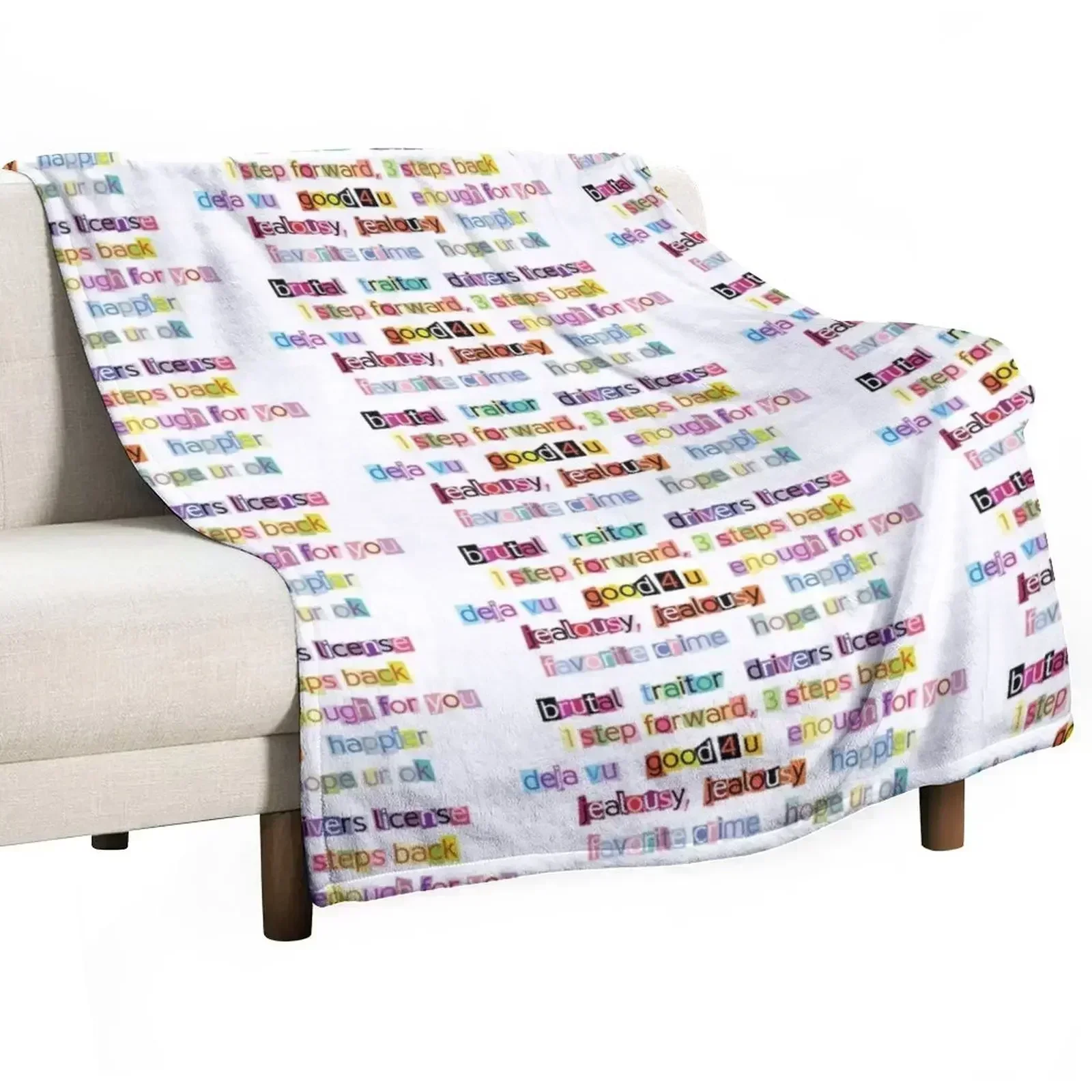 

Sour Song Titles Throw Blanket Luxury St Heavy Blankets