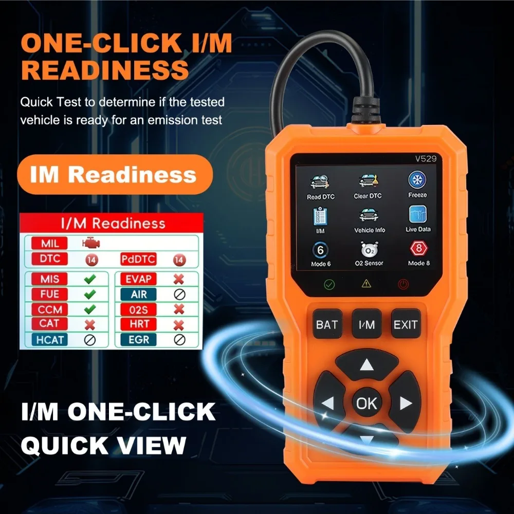 with all functions of automatic engine fault code reader V529