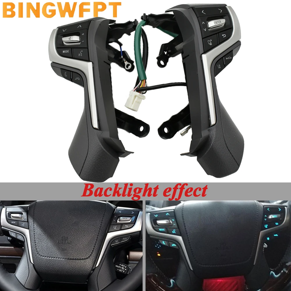 

For Toyota Land Cruiser Prado 2016 - 2018 Steering Wheel Control Buttons Car Accessories