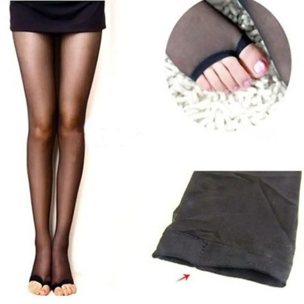 Damen Open-Toe Transparente Leggings Sexy Schlanke Atmungsaktive Strumpfhose Ultra-Dünne Strümpfe Durchsichtige Glänzende UV-Beständige Strümpfe – Detail 6