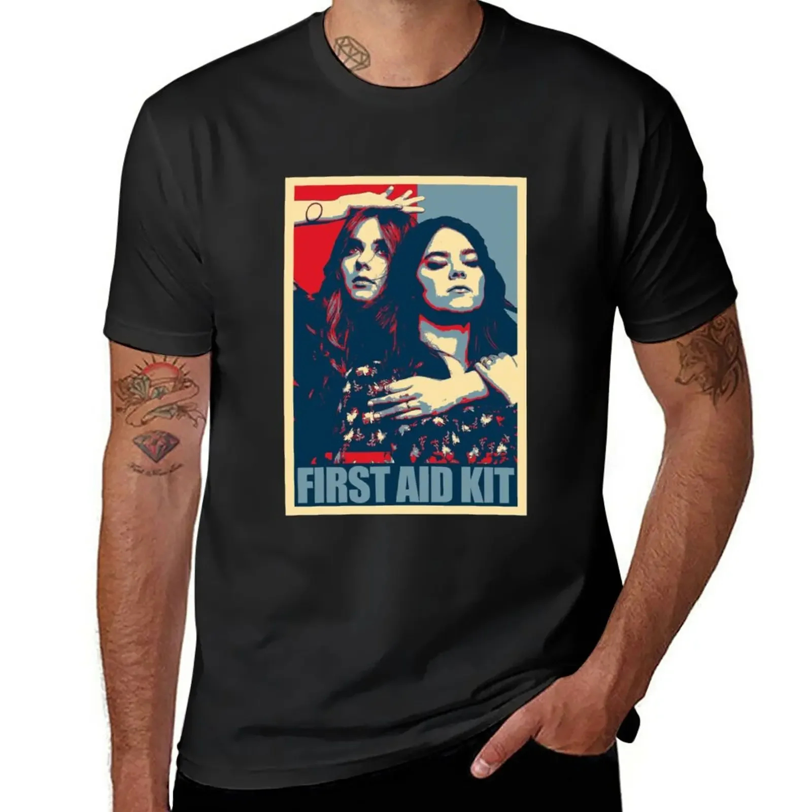 New First Aid Kit Band Hope Poster4 T-Shirt tees black t shirt plus size tops quick drying shirt men clothing