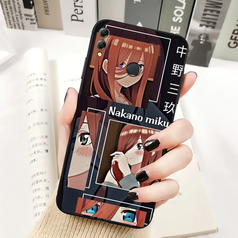 Nakano Miku Anime Phone Case For Huawei Honor 10 Lite 9 20 7A 9X 30 50 60 70 Pro Plus Soft Silicone Cover