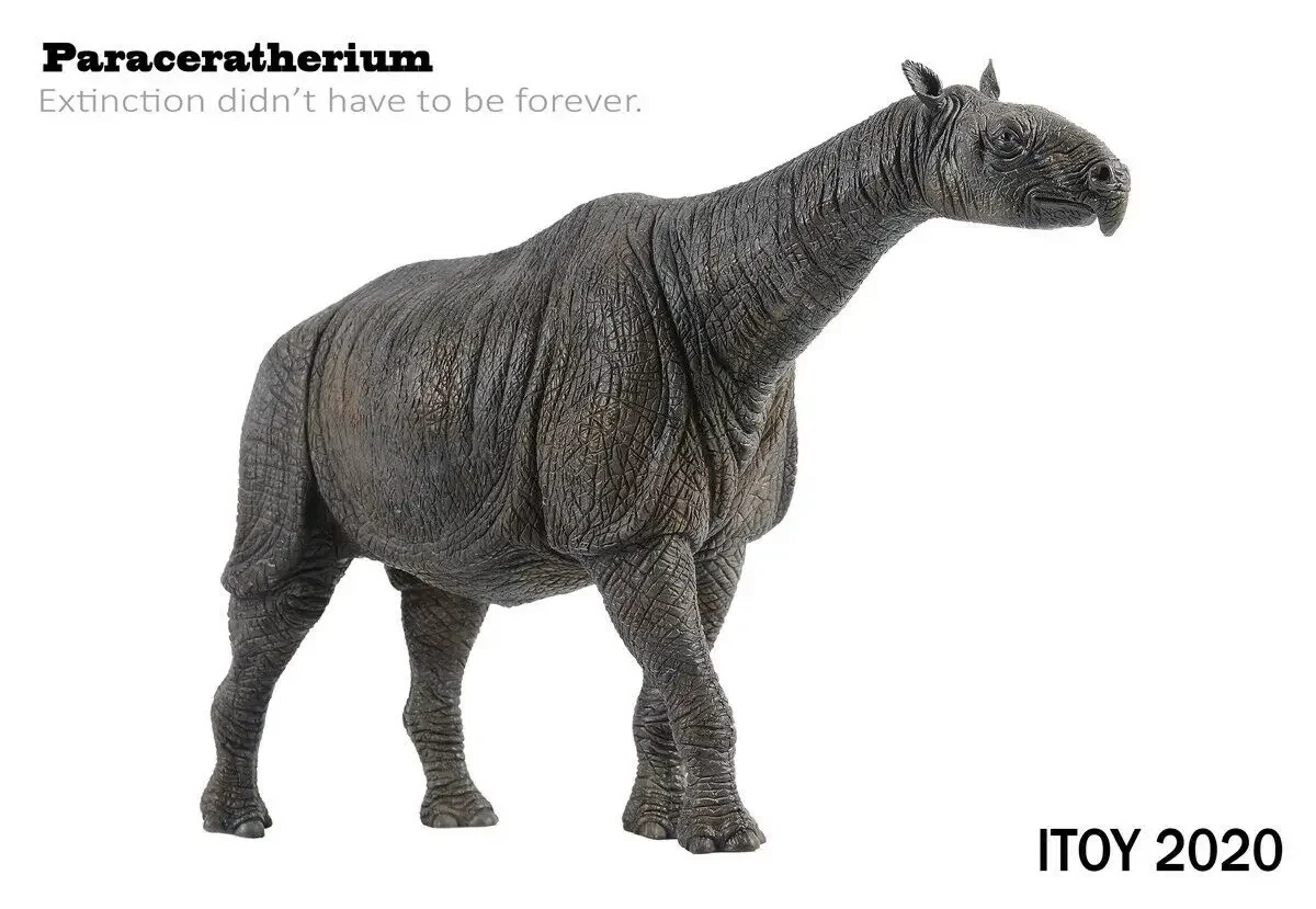 ITOY Paraceratherium Statue without Platform Palaeotherium Mammal Animal Model Collector Ornaments Decoration Education