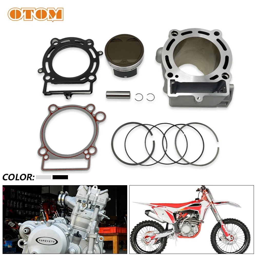 OTOM Motorcycle Engine Cylinder Kit 84mm Big Bore Cylinder Piston Ring Gasket Set For ZongShen NC250 Retrofit Upgrade 300CC KAYO