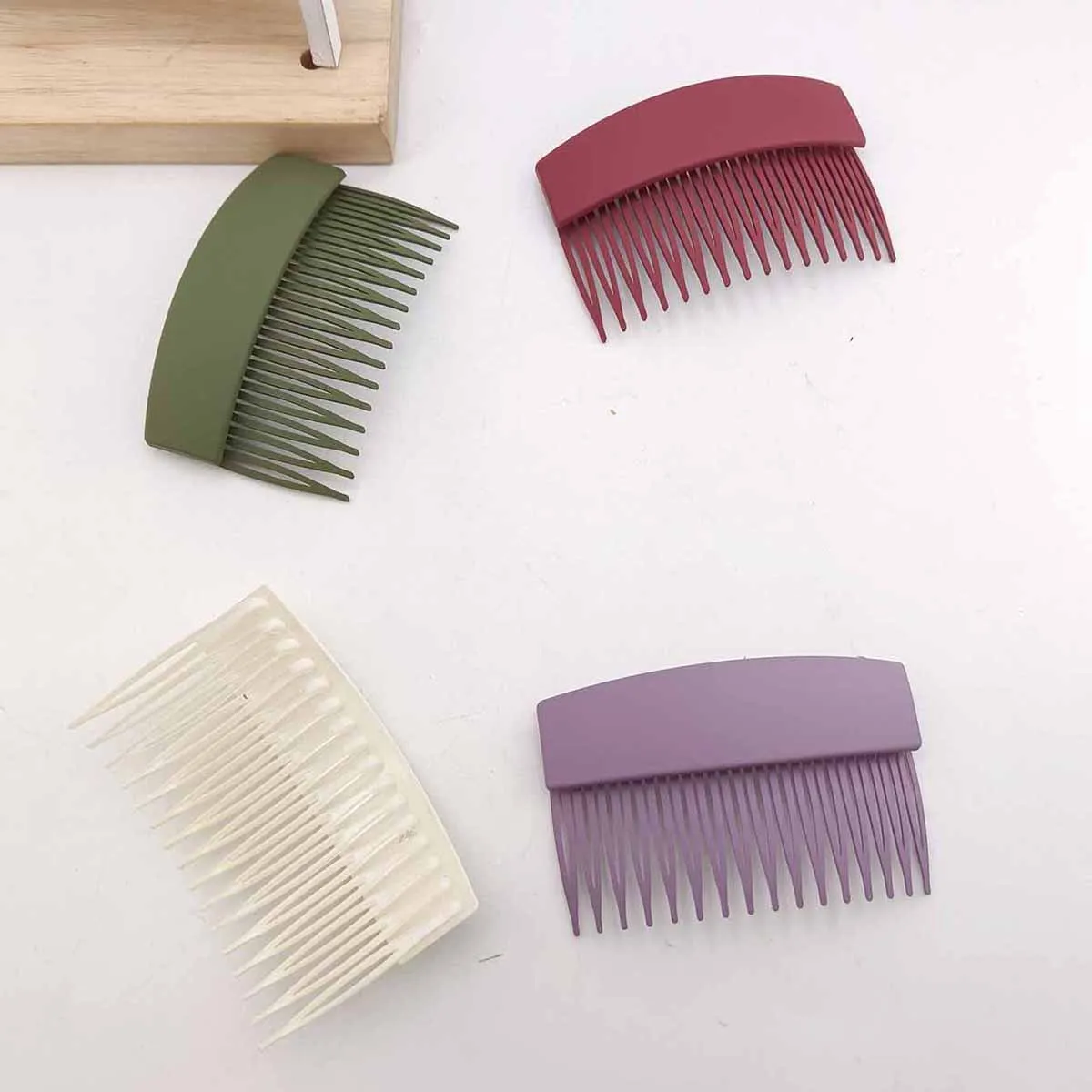 1/3/4/9 قطعة النساء واسعة الشعر مشط كبير بسيط دبوس الشعر الانفجارات ترتيب ثابت الشعر عقال عودة رئيس مشط إكسسوارات الشعر